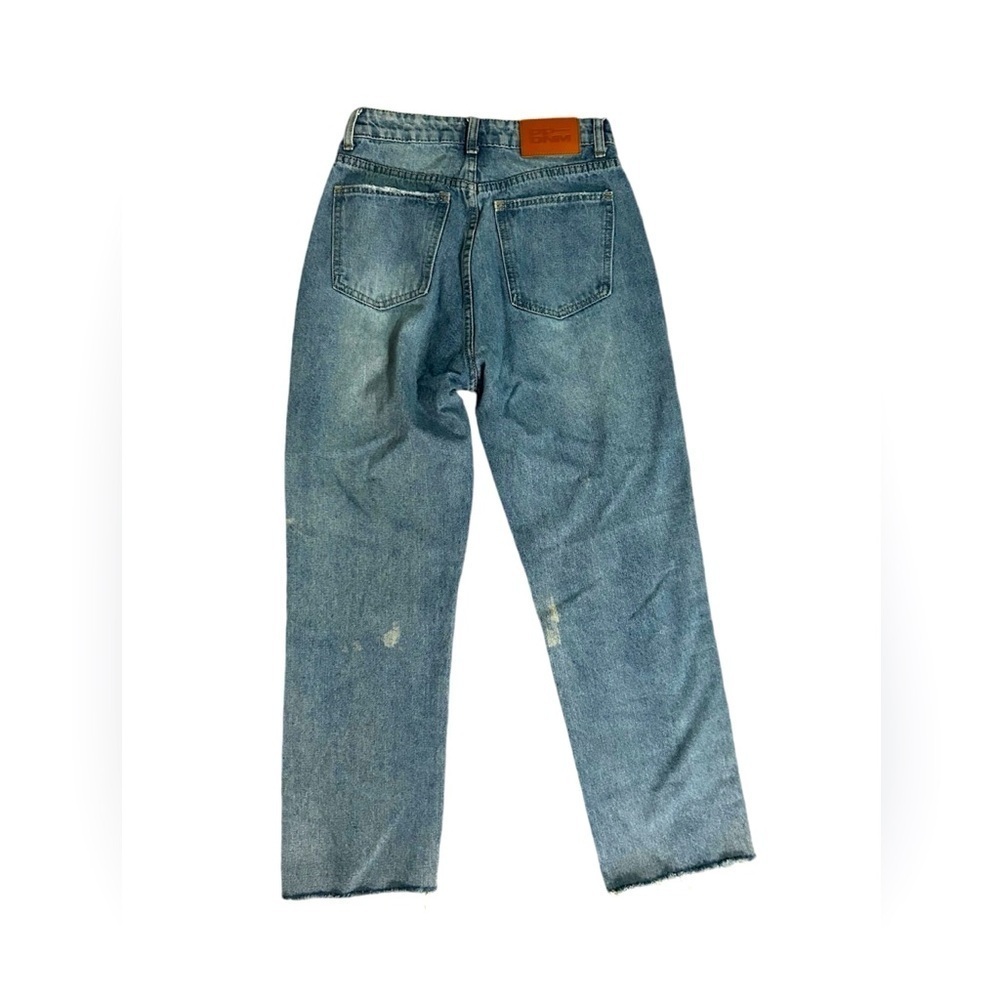 5/$25 Princess Polly high-waisted denim jeans with raw hem size 4 - Picture 2 of 10